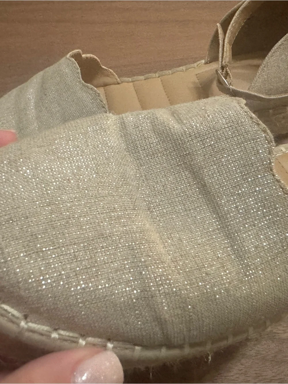 Women’s Beige/ Taupe Espadrille Ankle-Strap Sandals